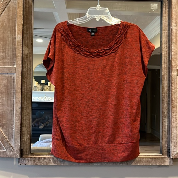AB Studio Blousey Top Womens Large - Picture 6 of 9